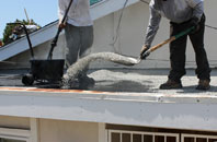 Barber Booth flat roofing repair